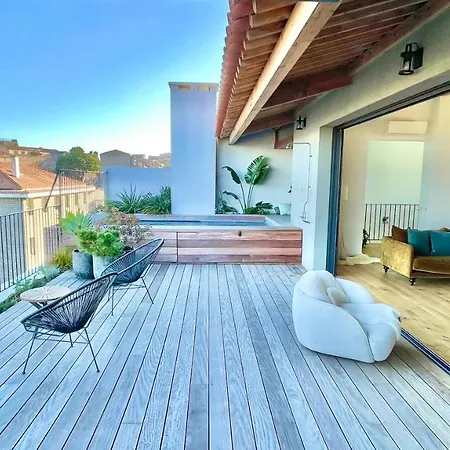 Apartamento Magnifique Duplex 220m2, Classe 5 Etoiles, Rooftop, Jacuzzi, Vue Mer Et Bastion Centre Ville *